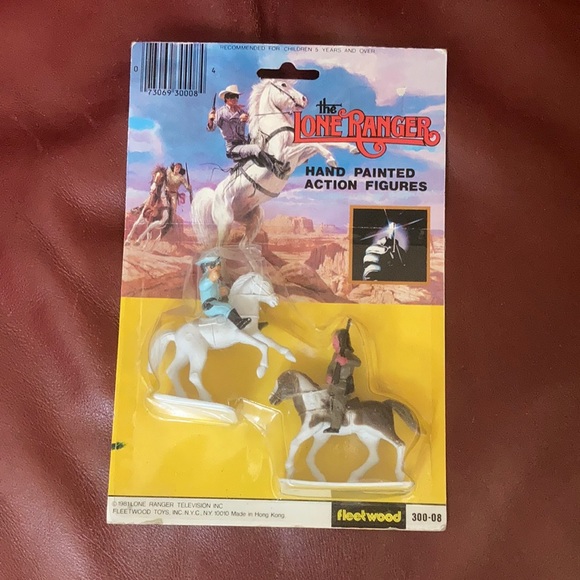 The Lone Ranger Handpainted Action Figures 1981